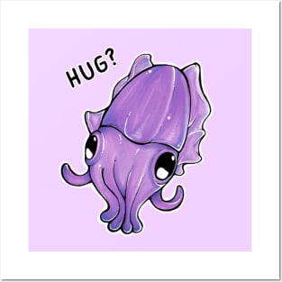 Hug Cuttlefish Posters and Art